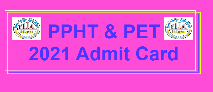 CG PPHT & CG PET 2021 Admit Card B.E. (Engineering), B.Tech (Agriculture Engineering), B.Tech (Dairy Technology), Diploma in Dairy Technology, B.Pharmacy, D.Pharmacy Entrance Exam 2021